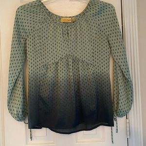 Vera Wang sheer shirt